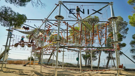 Nuevo parque de aventura en ENIX, Almería, España.