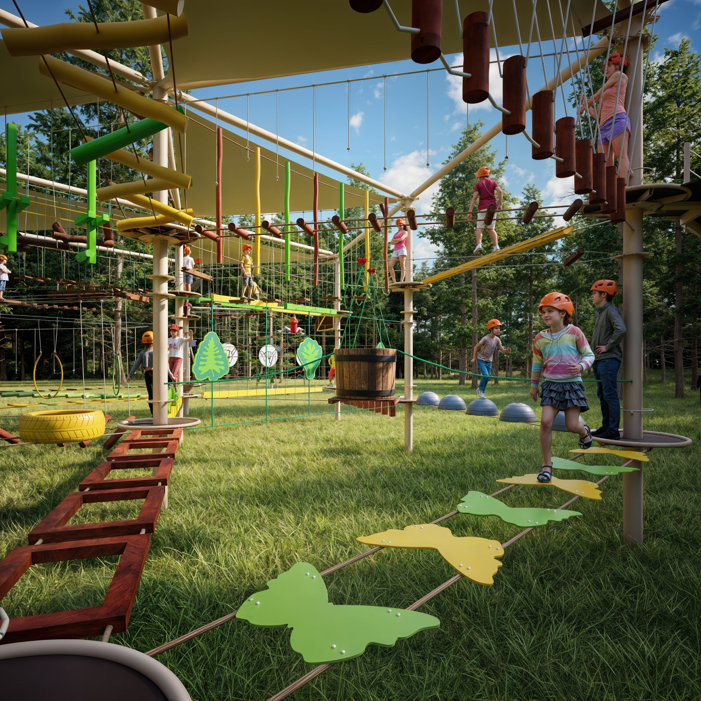 JUEGOS PARA PARQUES DE AVENTURA Y EN ÁRBOLES