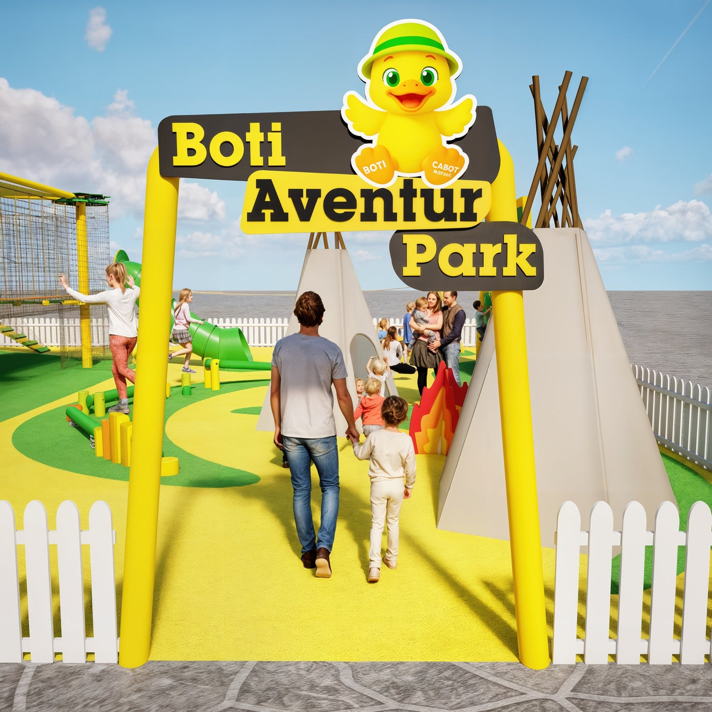 PARQUE INFANTIL MODELO PARAGUAS