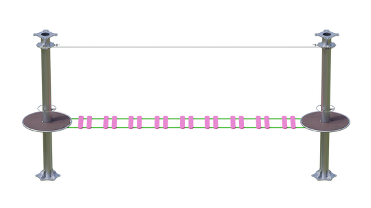 JUEGO IMN B032 DOUBLE PLANK BRIDGE