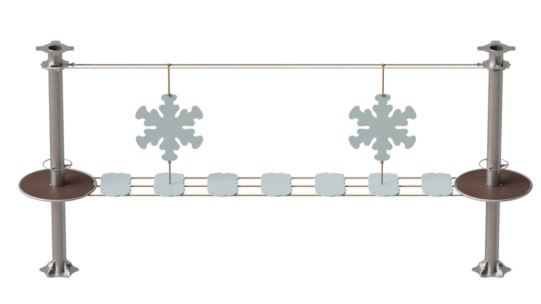 JUEGO IMN B081 SNOWFLAKES ON BRIDGE