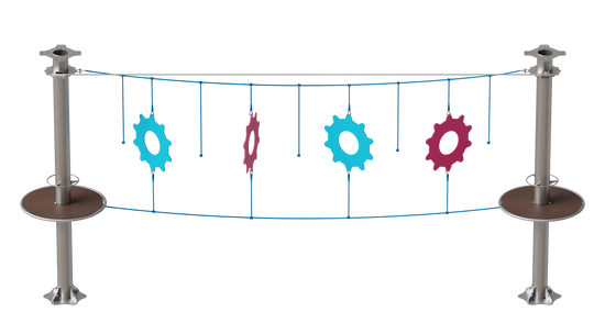 JUEGO IMN B090 SPINNING GEARS ON BEAM