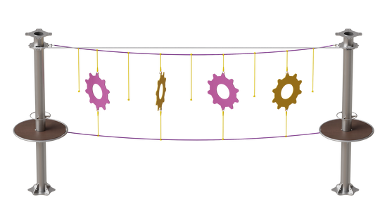 JUEGO IMN B090 SPINNING GEARS ON BEAM