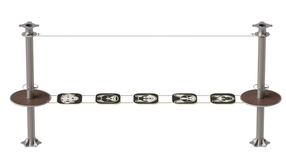 JUEGO IMN B091 DOG FACES ON BRIDGE