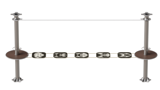 JUEGO IMN B091 DOG FACES ON BRIDGE